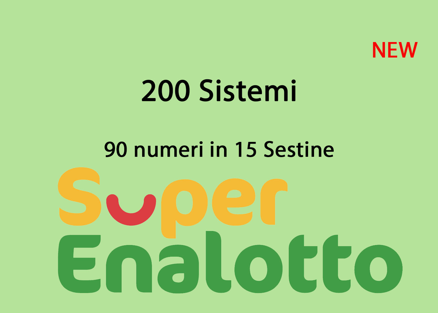 Sistema SuperEnalotto Vol.1